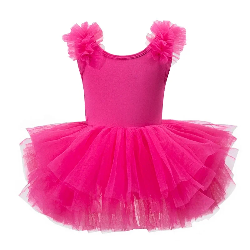 

★Halloween Cosplay Costume Summer Pink Dress Training Uniform Dresses Tutu Ballerine Young ren Cloth♥ All corners of the country