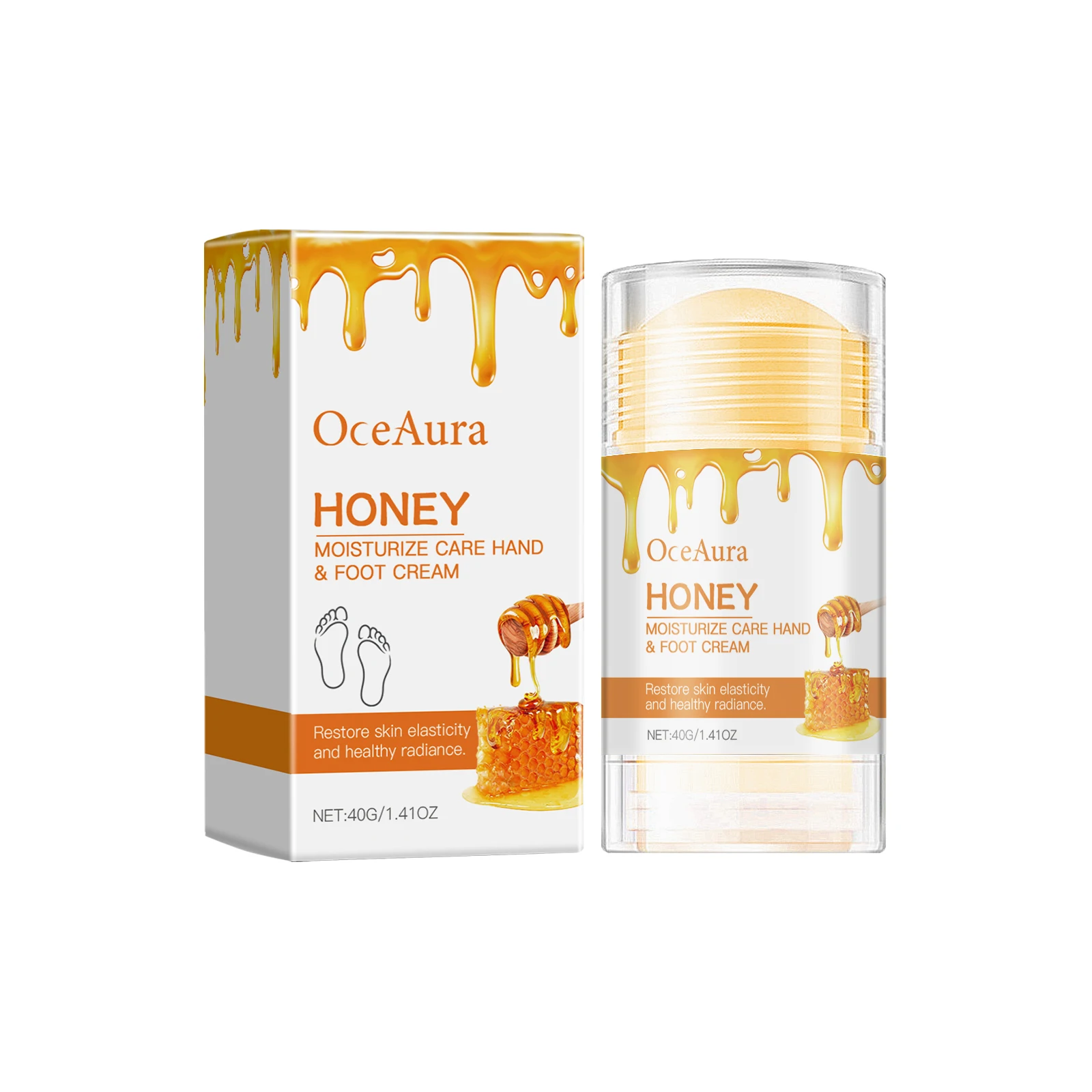

OceAura Honey Foot Moisturizing AntiCrack Cream Foot Moisturizing Repair Heel Body Skin Care Cream 2pcs