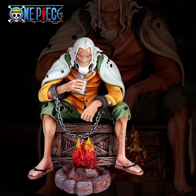 15cm Anime One Piece Silvers Rayleigh Action Figures Pvc Model Statue Room Collection Decoration Ornament Toys Birthday Gifs