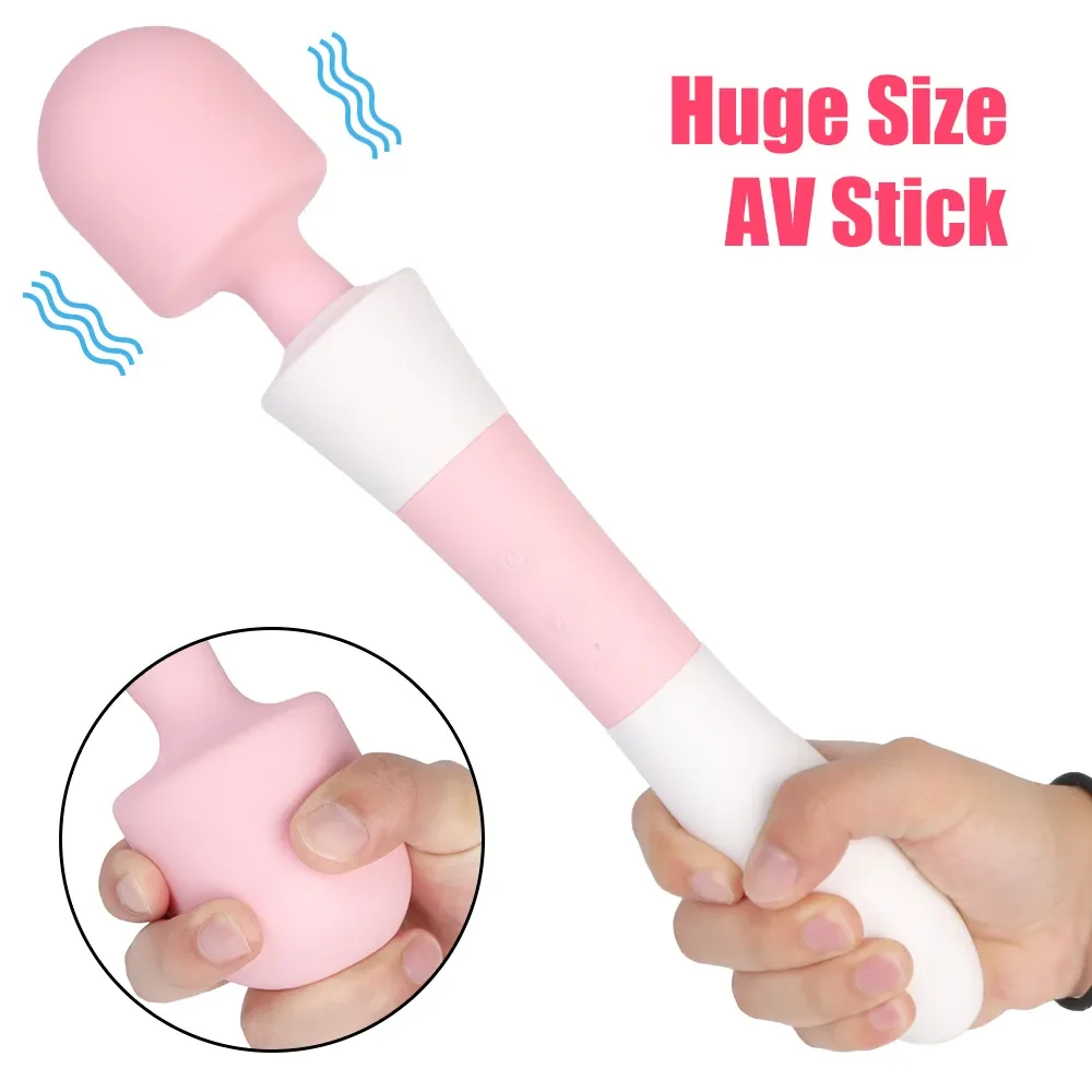 34Cm Toverstaf Grote Vibrator Voor Vrouwen Tepel Clit Stimulator Anale Plug Lichaamsmassager Dildo Vrouwelijke Masturbator Seksspeeltjes Erotisch