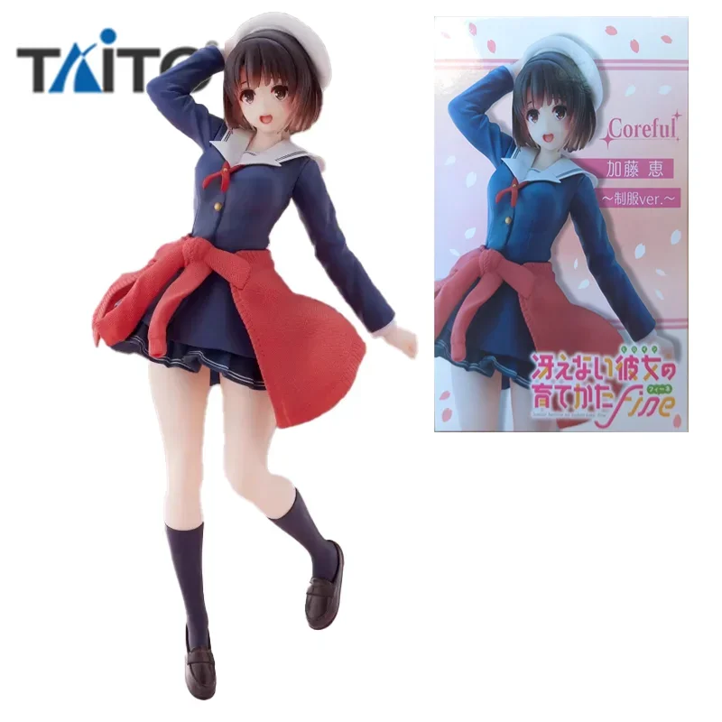 TAITO Original Coreful How To Raise A Boring Girlfriend Kato Megumi Anime Action Figure Toys For Boys Girls Kids Birthday Gifts