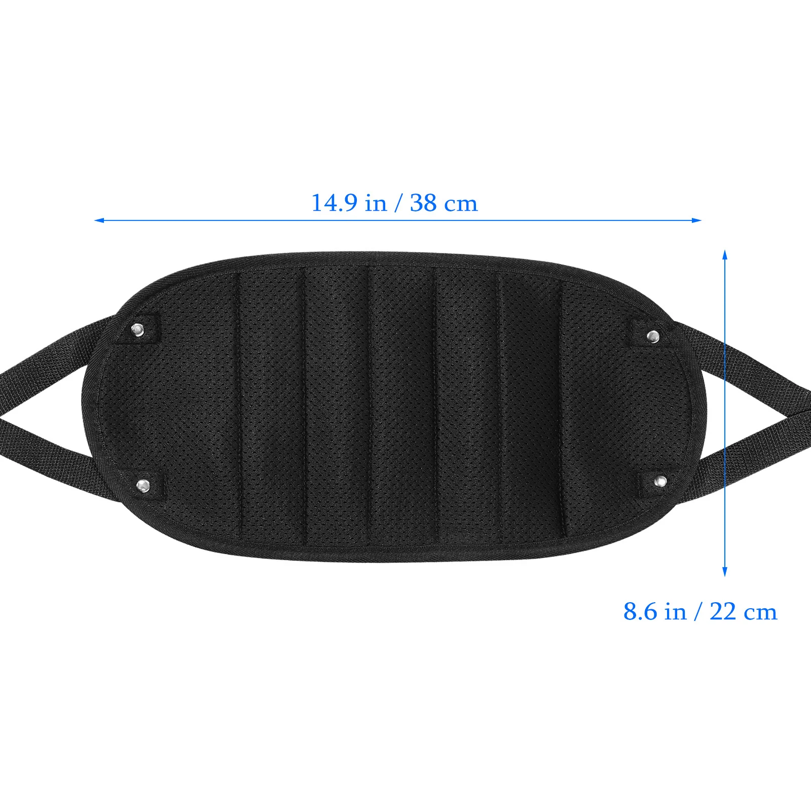 أرجوحة القدم تحت المكتب 38X22Cm قابل للتعديل أكسفورد القماش مسند القدم لمكتب طائرة مكتب السفر مكتب دعم الساق #4