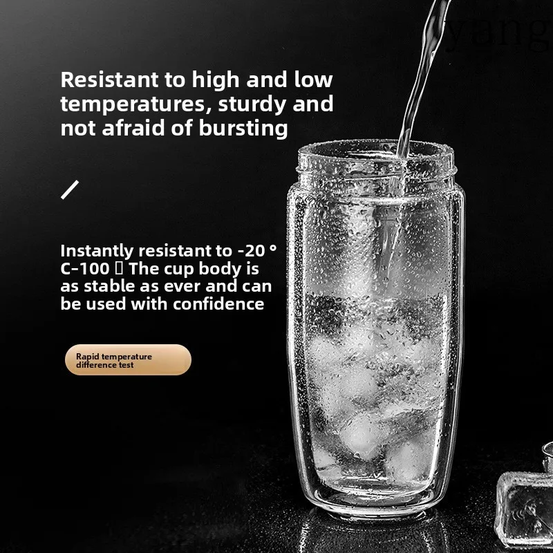 CX Double Glass Men's Portable Water Cup G2132 Home Car Office Cup 5