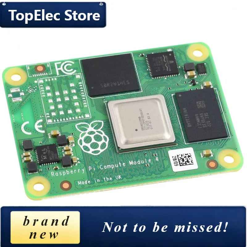 TopElec Raspberry Pi Compute Module 4 CM4 Core Board, Options For 1GB 2GB 4GB RAM 8GB 16GB 32GB EMMC Bluetooth 5 Module