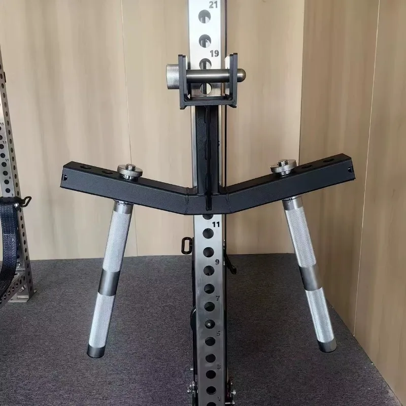 New Design Lift Plate Bar Support Belt Squat Pull up Bar for Power Cage Squat Rack