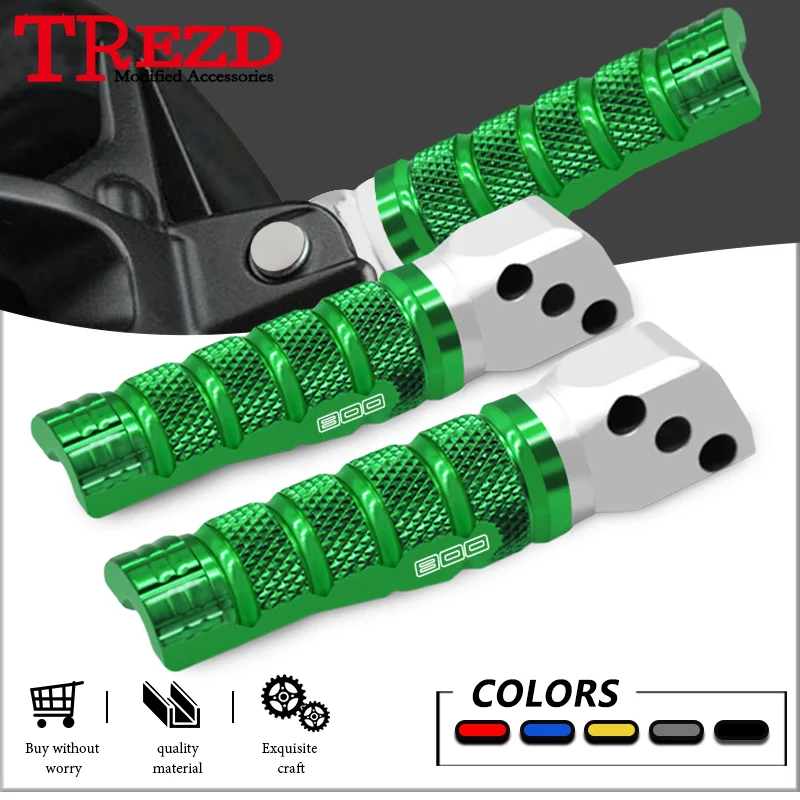 

Motorcycle Accessories Rear Passenger Foot Peg CNC Anti-slip Footrests Pedals For Z750 Z750R ABS 2002-2012 Z800 ABS 2013-2015