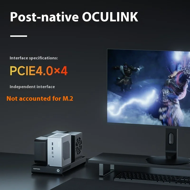 뉴 데스크원 T2 올 알루미늄 미니 컴퓨터 호스트 AMD 라이젠 R7 H255/Ai 9 Hx370 DDR5 듀얼 슬롯 오피스 게이밍 휴대용 데스크탑 호스트