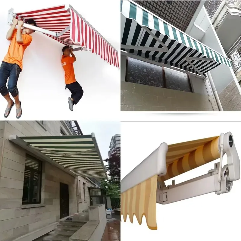 Outdoor Waterproof Folding Retractable Canopy for Terrace