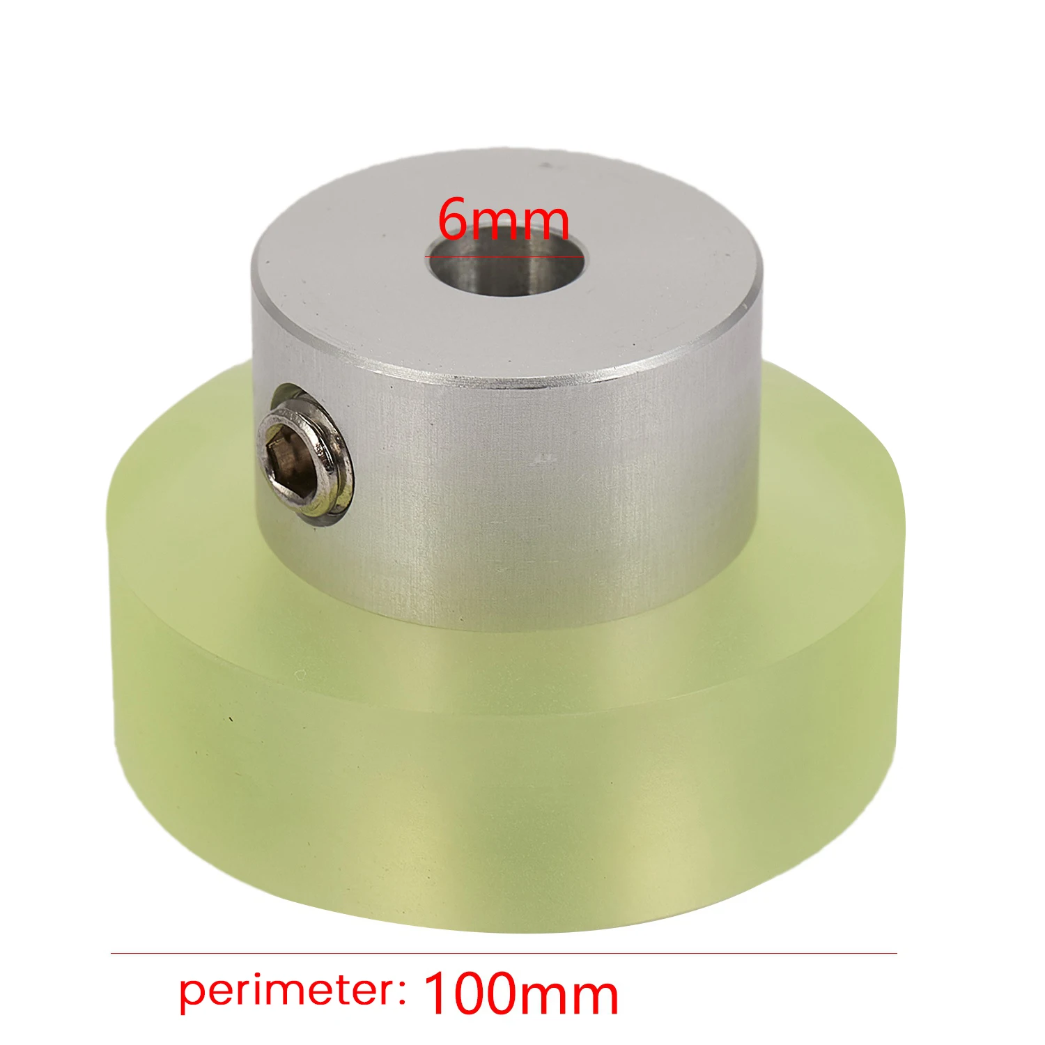 100 มม.อลูมิเนียมยูรีเทนอุตสาหกรรม Encoder ล้อวัดล้อสําหรับวัด ROTARY Encoder