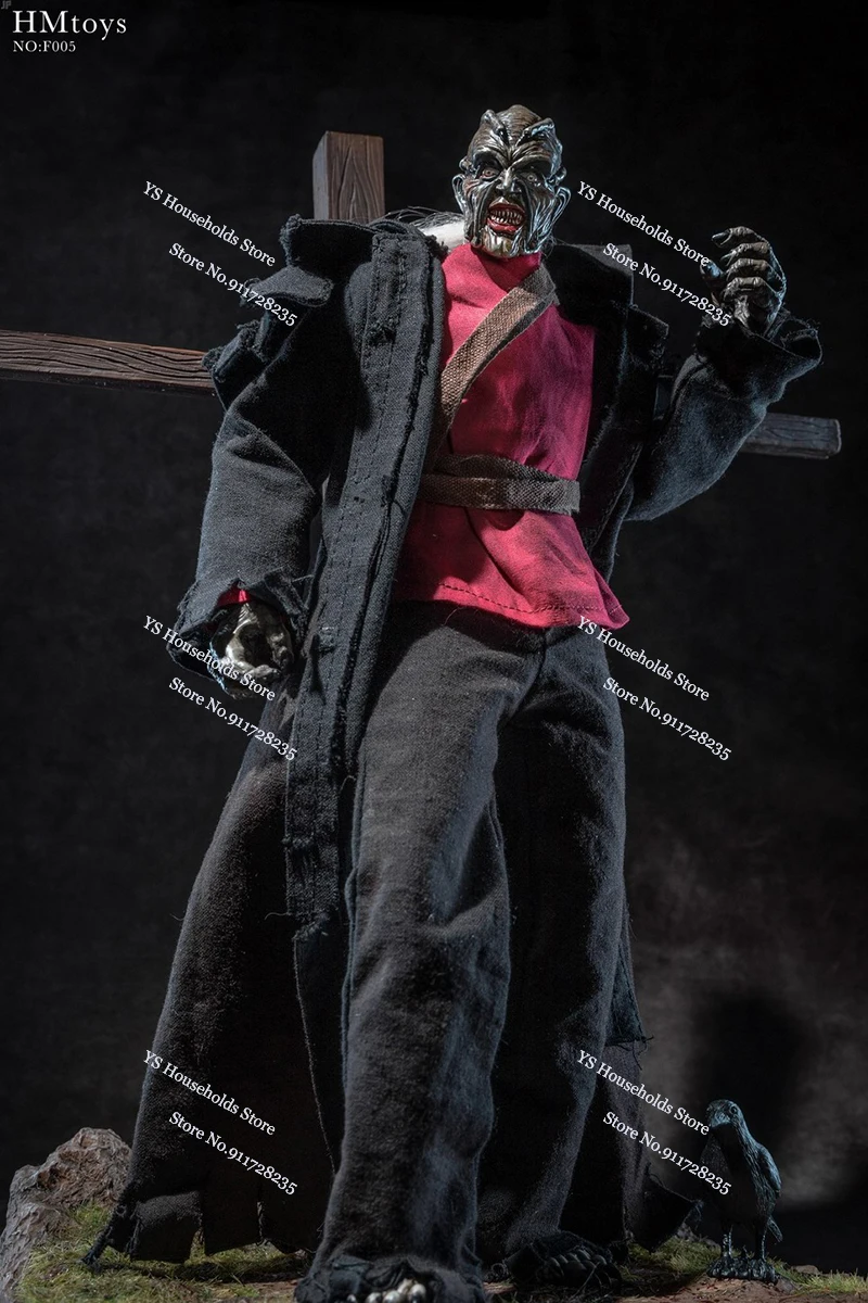 HMTOYS F005 1/6 Collectible Creepers Cannibal Horror Action Figure Mini Kruisvormige Platform Scène Ornament 12 "Soldaat Model