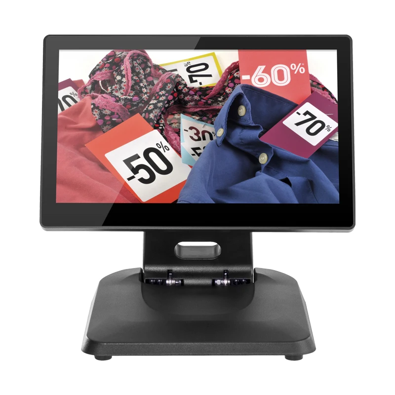 POS 32G نقطة المبيعات القابلة للإزالة الكل في واحد أنظمة POS باللون الأسود مقاس 11.6 بوصة