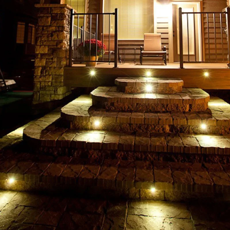 Komplett aus Edelstahl, 3 W, LED-Untergrundleuchte, Bodenleuchte für Garten, Weg, Stehlampe, für den Außenbereich, vergrabene Hoflampe, Landschaftsleuchte – Detail 13