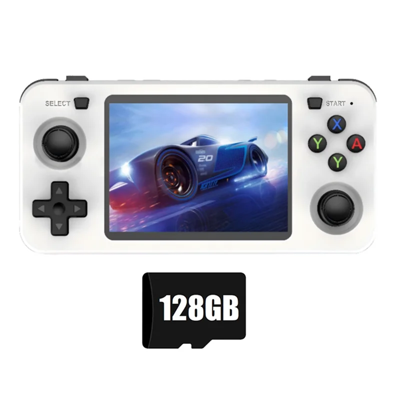 【تسوق الآن】وحدة تحكم ألعاب محمولة R36H ريترو 128G 30000+Games Linux 3.5 بوصة مشغل فيديو جيب محمول كهدية للأطفال #1