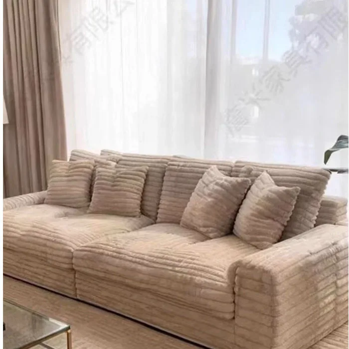 Sofá de compresión Kehui Sofá de compresión de esponja de salón doble Matra sellado completo