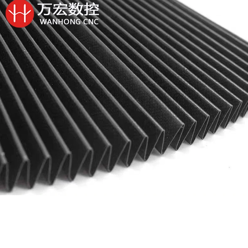 Защитная ткань для станка с ЧПУ, пыленепроницаемая, водонепроницаемая, гофрированная крышка для трубы, 130–300 мм, стрейч, 1,5 м, гибкая защитная крышка