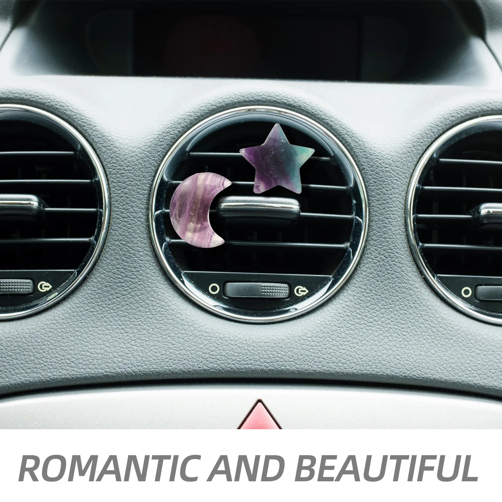 

2Pcs Crystal Car Decoration Clip Car Air Vent Clips Elegant Air Freshener Dashboard Decoration Gift Dashboard Decorations