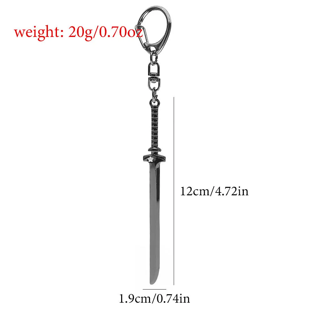 게임 블랙 록 슈터 블랙 록 검, 거대한 대포, 데스 리퍼, 낫 무기 모델, 금속 열쇠 고리