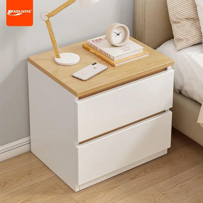 

Aoliviya Bedside Table Simple Modern Small Storage Simple Ins Style Rental Bedroom Bedside Shelf