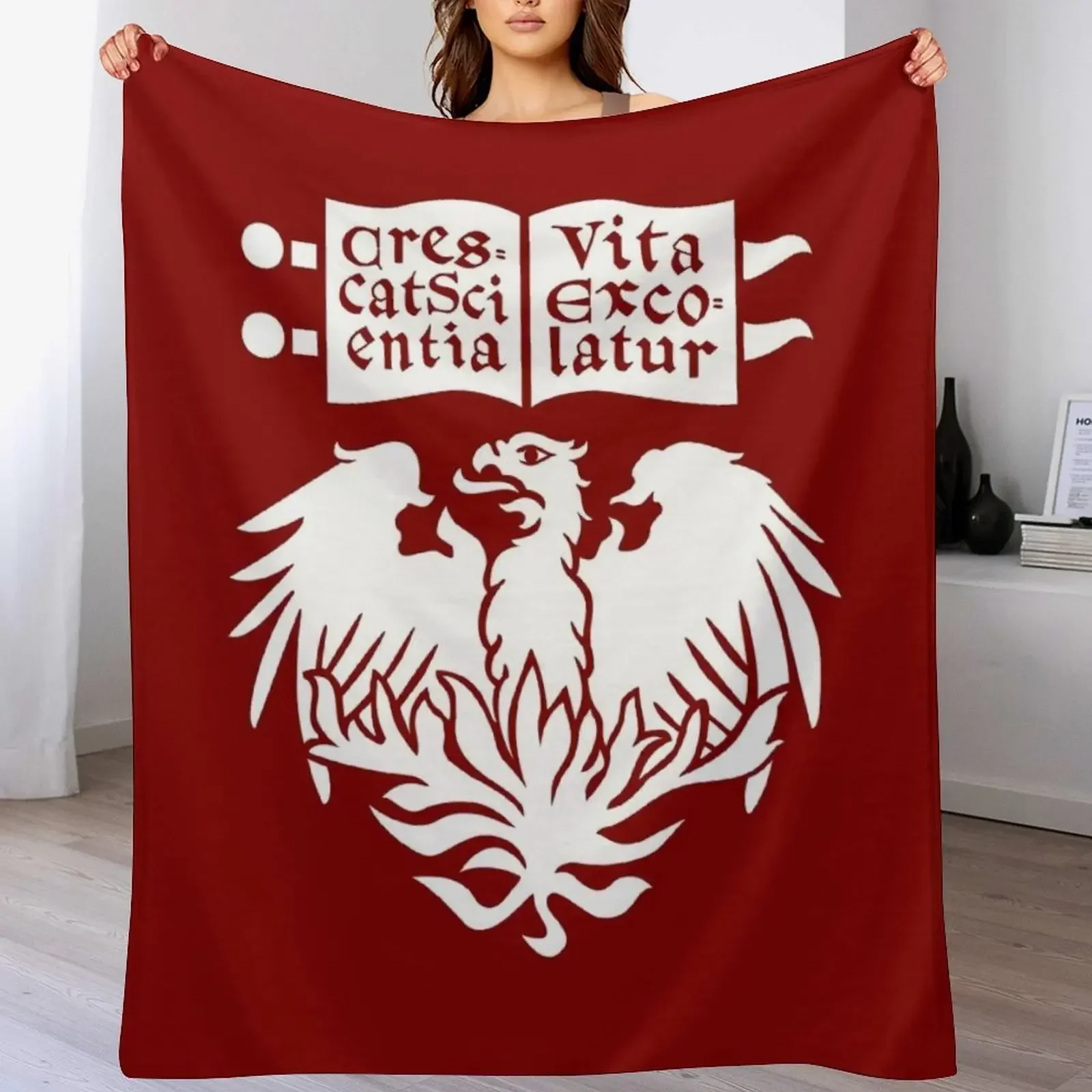 The University of Chicago icon Throw Blanket Stylish Warm Blanket for Living Room Bedroom