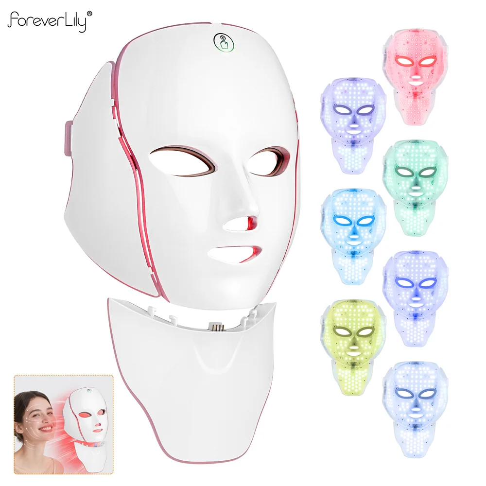 Led Facial Mask Wit…