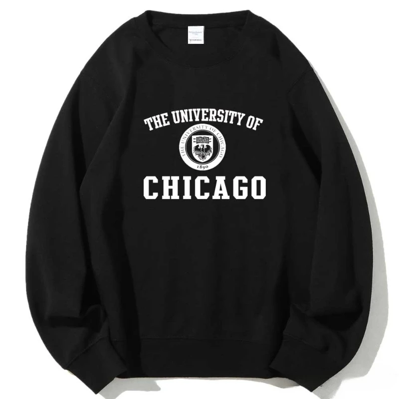 

Chicago Round-neck Sweatshirt, Souvenir, Sweater, School Uniform for Both Men and Women, Loose, Comfortable and Versatile