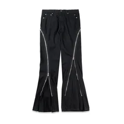 2023 Brand New Classic Rick Denim Folding Zipper Slim Fit Straight PANT Jeans Cotton Denim Pants Comfort Casual Jeans M-XXL #717