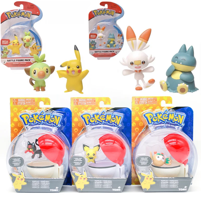figuras-pokemons-genuinas-bulbasaur-pokes-mon-bola-rowlet-scorbunny-gengar-torracat-psyduck-caixa-brinquedos-presentes-das-criancas