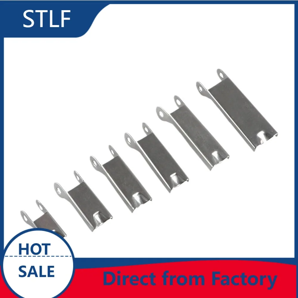 

stlf 10pcs Stainless Steel 316 Cargo Hook Anti-Slip Safety Buckles Clamps Electrolytic Stamped Parts Cargo Control Accessories