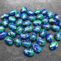 Azurite Natural Stone Gemstone Oval Shape Crystal Crystals Healing Reiki Home Decoration Minerals Quartz Spiritual Decorative