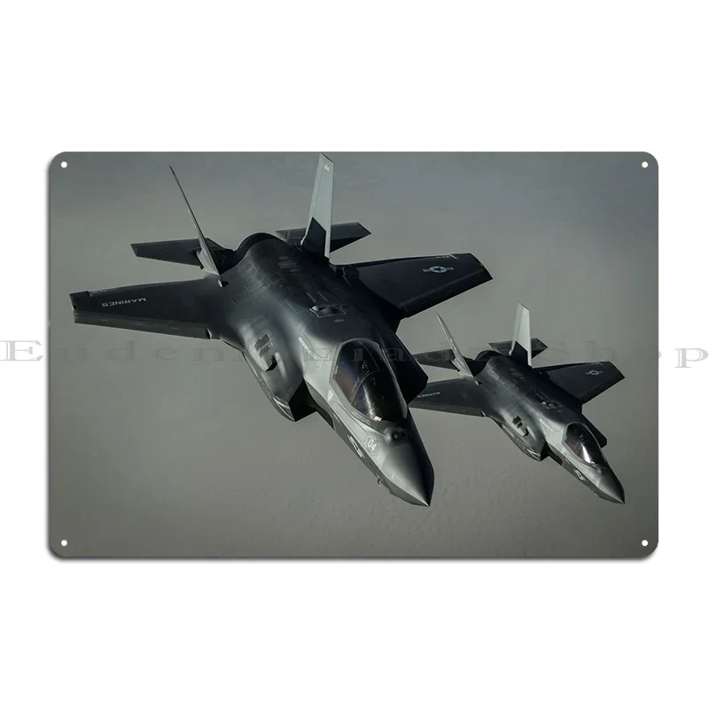 F35 لوحة معدنية حانة صدئة تصميم طباعة سينما تين تسجيل ملصق