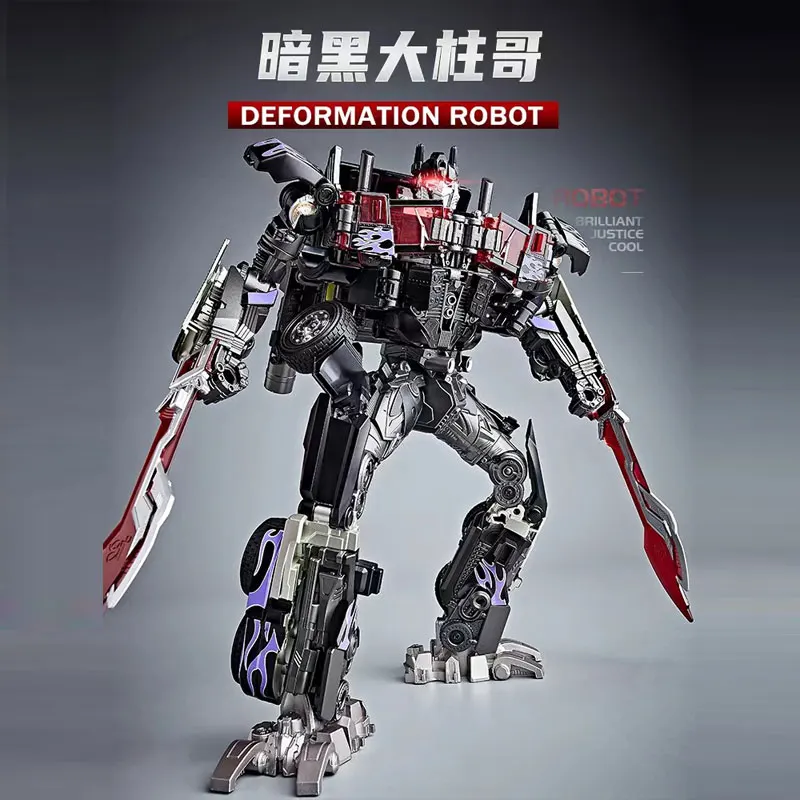 Transformer Toys Dark Edition SS05 Enlarged 8868B Transformer Toys Car Robot Model Double Sword Pillar Children's Model