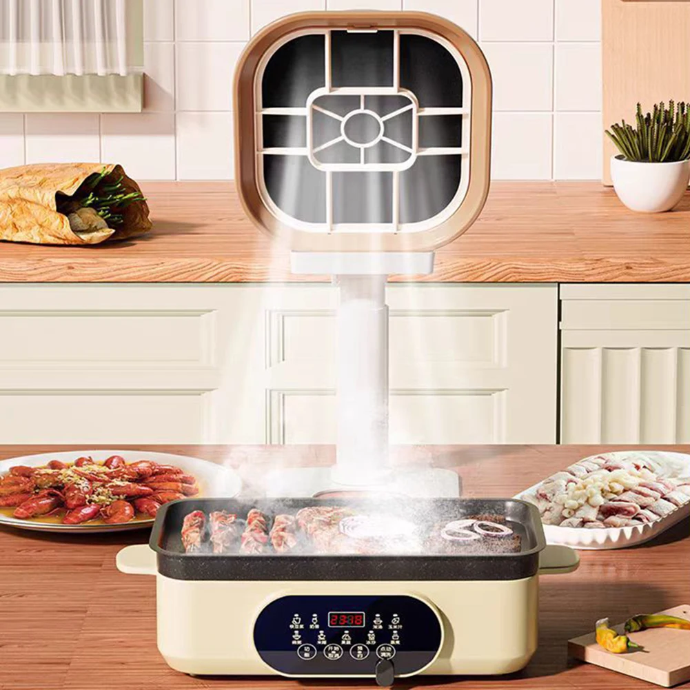 Compact Kitchen Vent Indoor Air Cleaner ABS Material Easy To Clean Indoor Use Kitchen Appliance Kitchen Ventilation