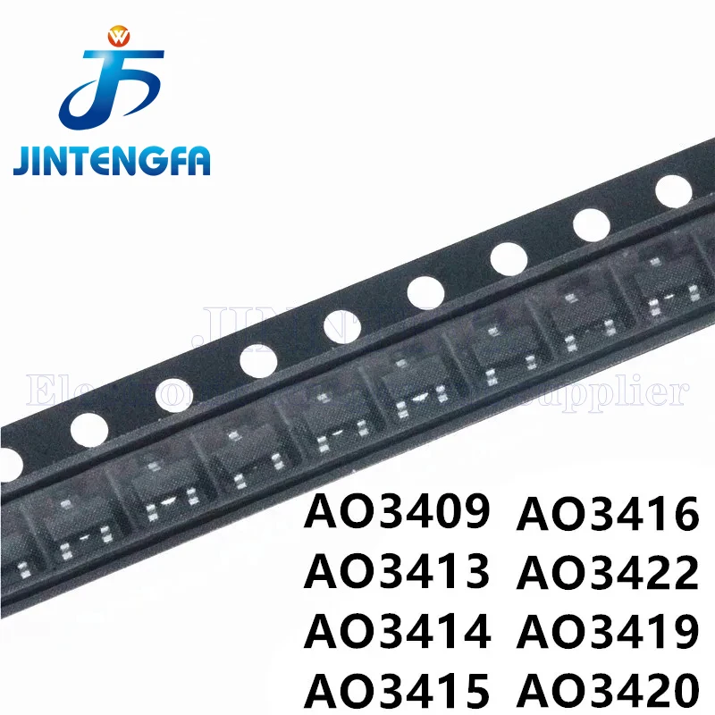 50PCS AO3400 AO3401…