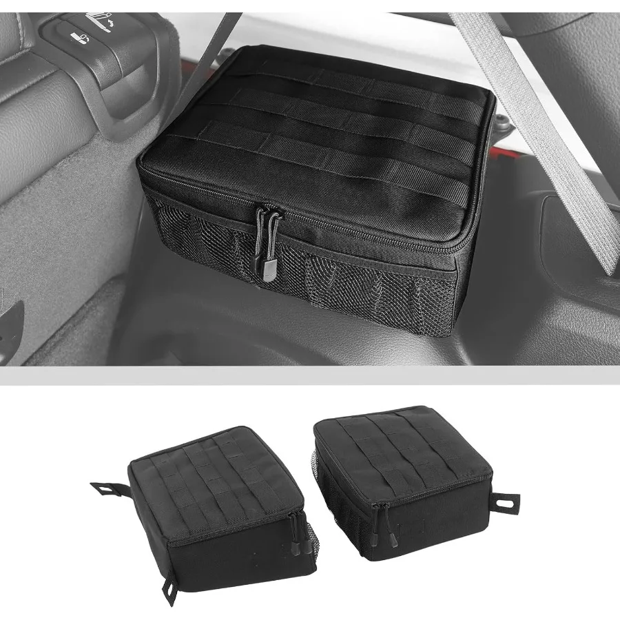 

Сумка для хранения задней двери, органайзер для багажника, сумка для хранения задней двери, боковой карман для инструментов для Jeep Wrangler JL JLU 2024 года, 4-дверный Inte