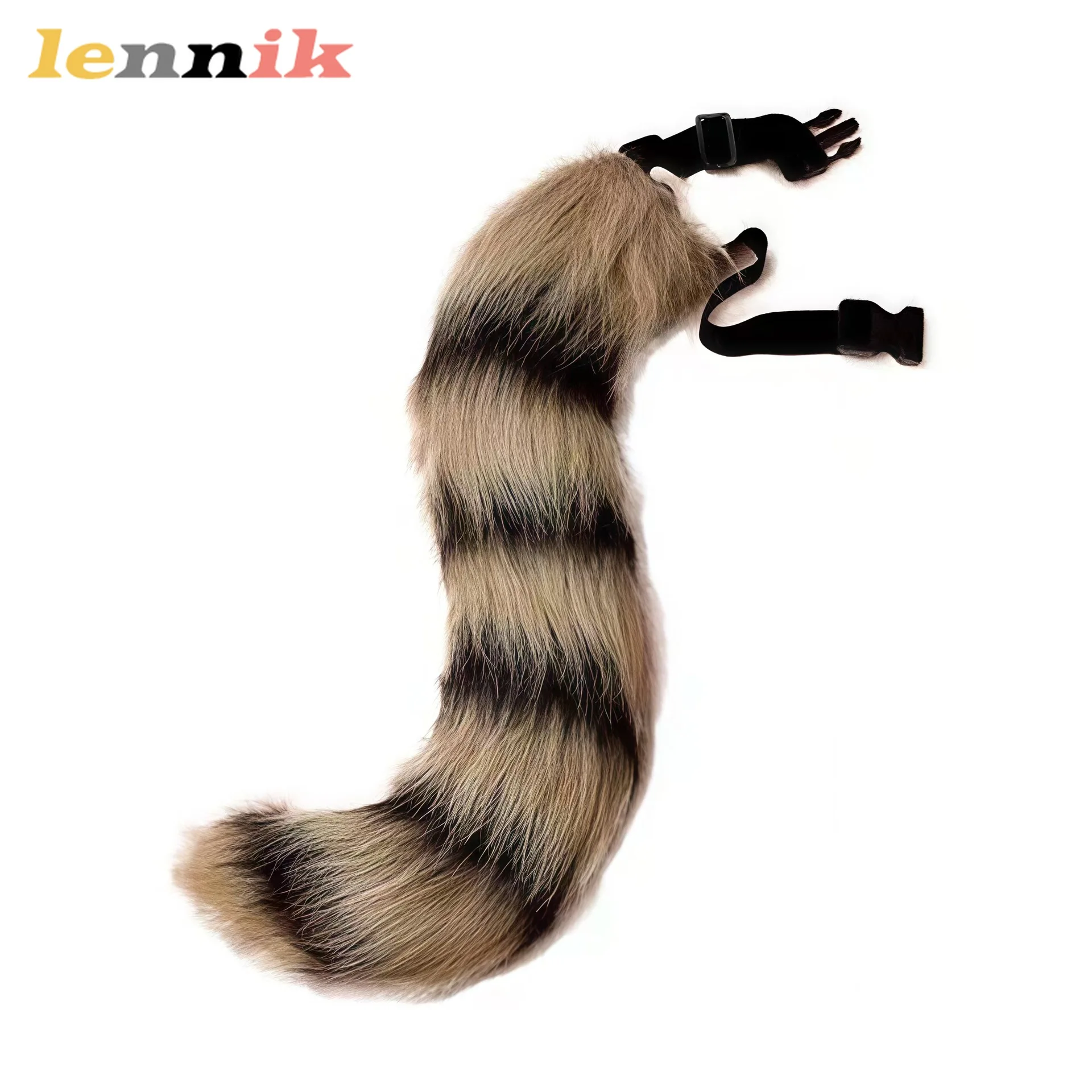 LENNIK خادمة القط سيدة كوس ذيل الثعلب ، محاكاة يدوية طويلة الشعر أفخم ذيل الوحش ، الدعائم أداء كوميك كون ، الملحقات اليومية