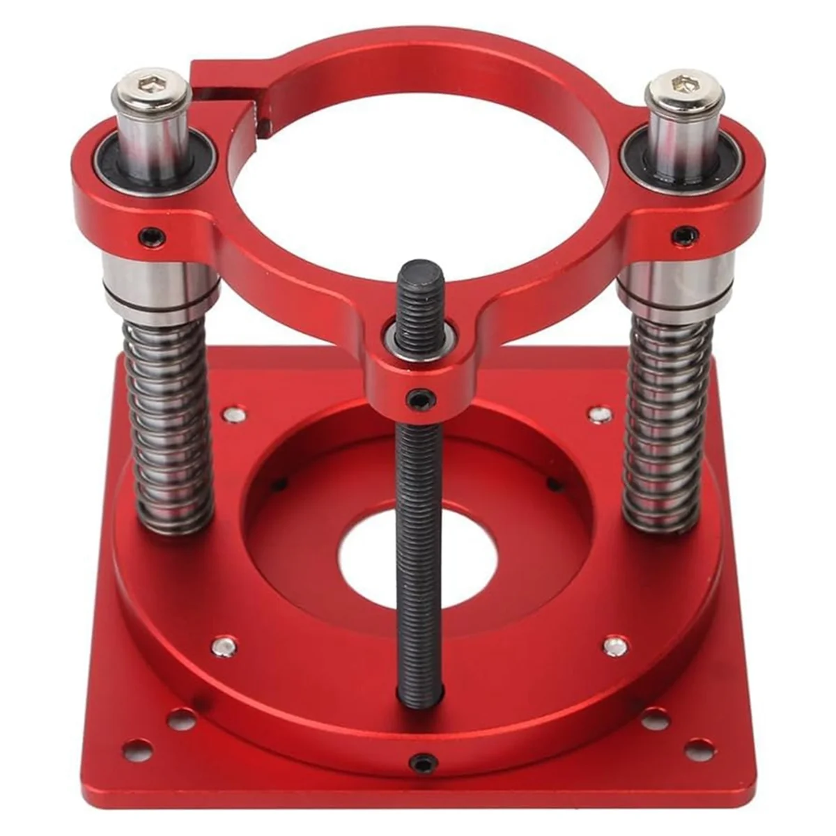 B45C Mini Router Table Insert Plate and Router Lift for 65mm Universal Trimming Machine,Square Woodworking Bench Router