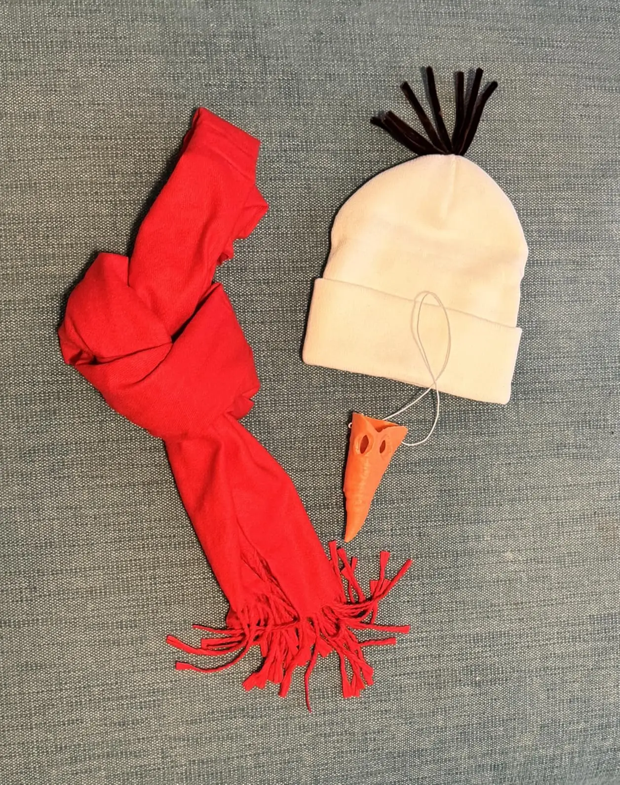 Volwassen kinderen 3-delig sneeuwpop kostuum witte muts hoeden wortel neus rode sjaal voor kerst kostuum accessoires winter cosplay party