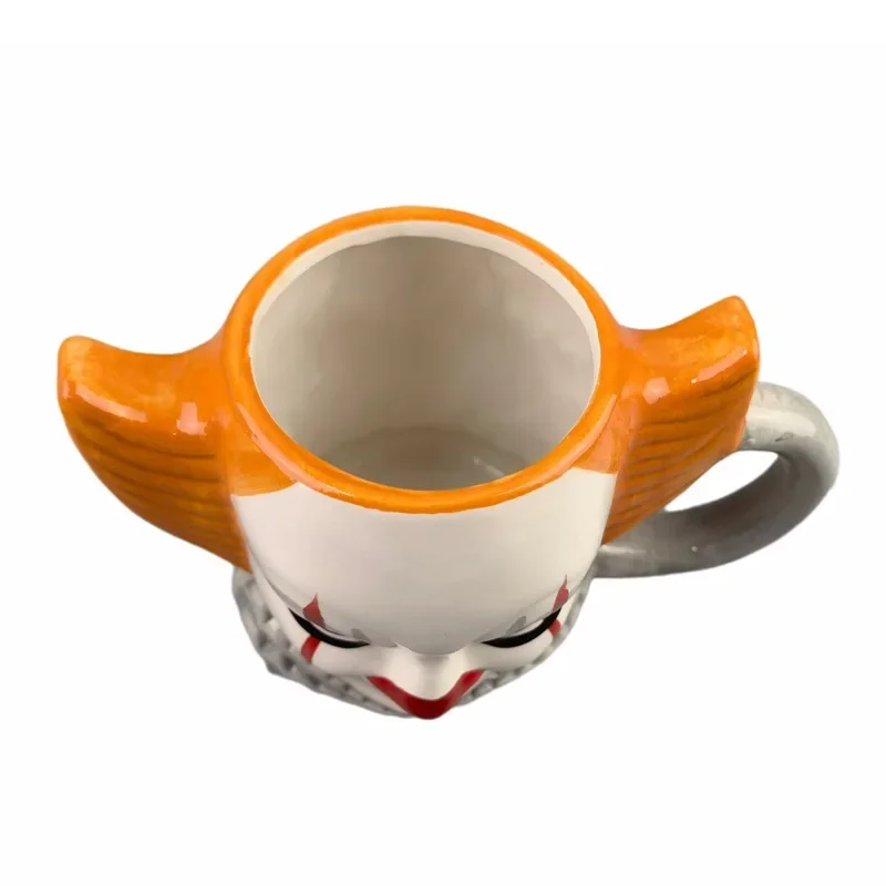 Carefully selected Halloween Exclusive Gift new 3D clown mug, Soul Night horror hood, escape room movie peripheral water cup