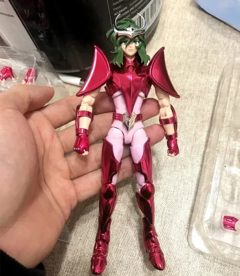 

17cm Saint Seiya V3 Myth Cloth Ex Andromeda Shun Final Bronze Cloth Scorpio Action Anime Figures Model Toy Presents For Children