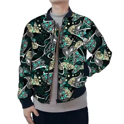 African Jacket For Men African Long Sleeve Top Double Layered Wax Print Men Short Coats