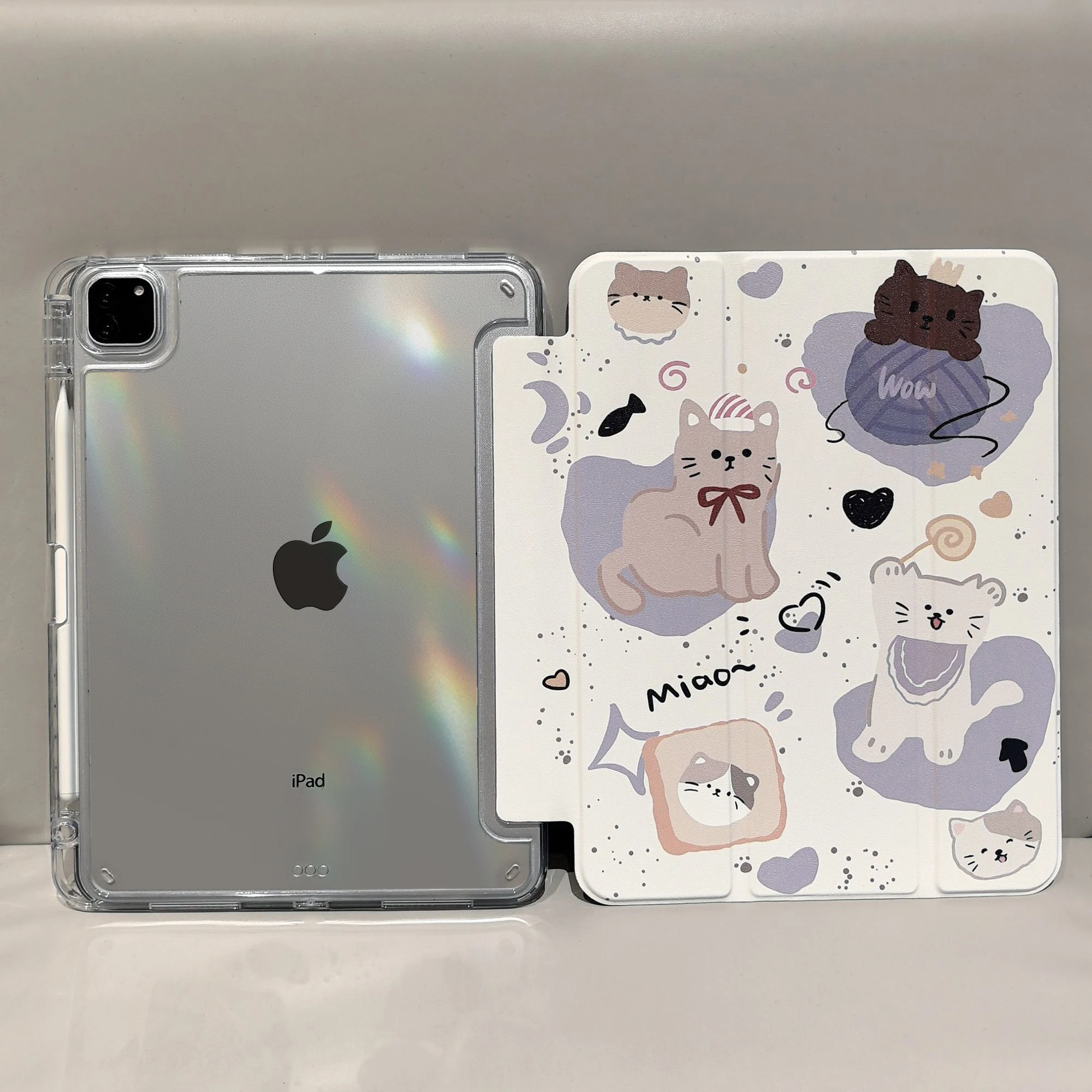 لباد 11th A16 برو الهواء 13 11 M3 M2 M4 Funda غطاء لباد 2025 12.9 '9 8 7 6 5 4 10 Th Mini 7 6 المغناطيسي غطاء قابل للفصل