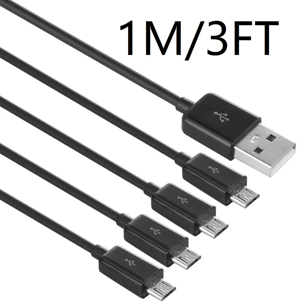 1meter 3ft 4 in 1 Micro USB charger cable Power 4 Micro USB Devices At Once