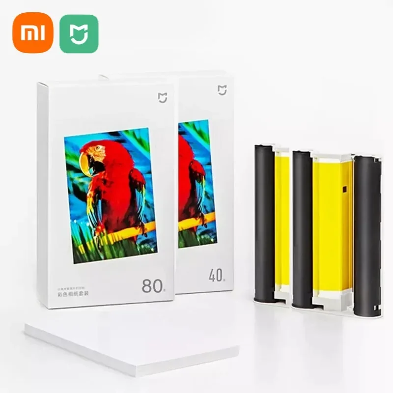 Оригинальная 6-дюймовая бумага для фотопечати Xiaomi Mijia для фотопринтера Xiaomi Mijia Mi/фотопринтера Xiaomi Mijia Mijia 1S, эксклюзивная
