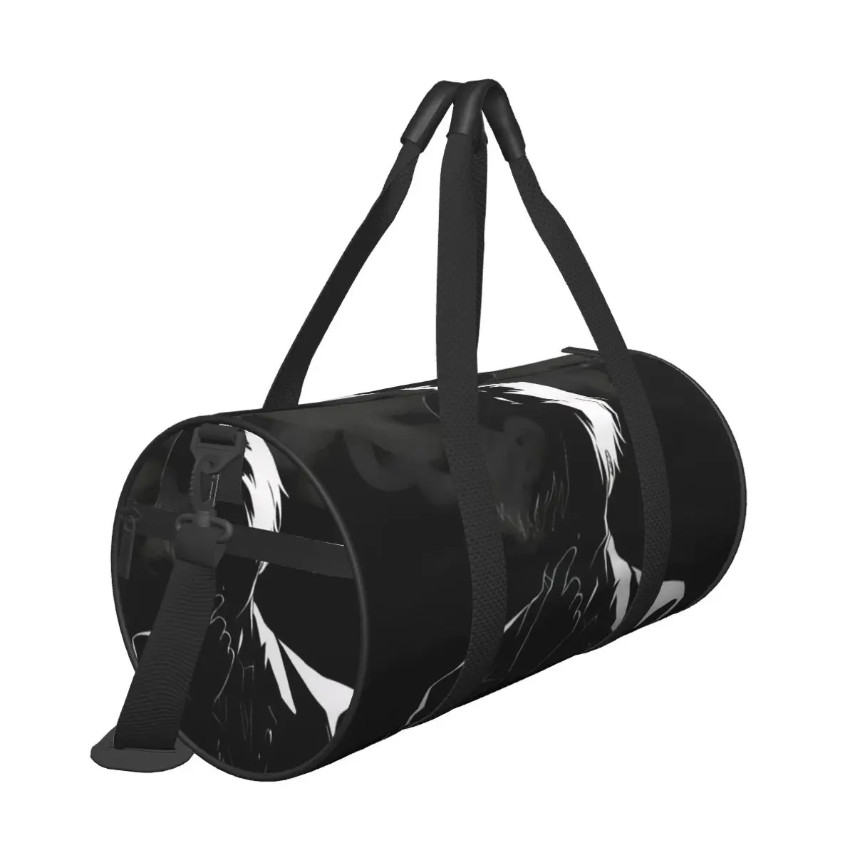 Hot Sale Shadowed Smoke Figure Dark Anime Silhouette Aesthetic Travel bag Family Outing Travel Large Capacity Bag