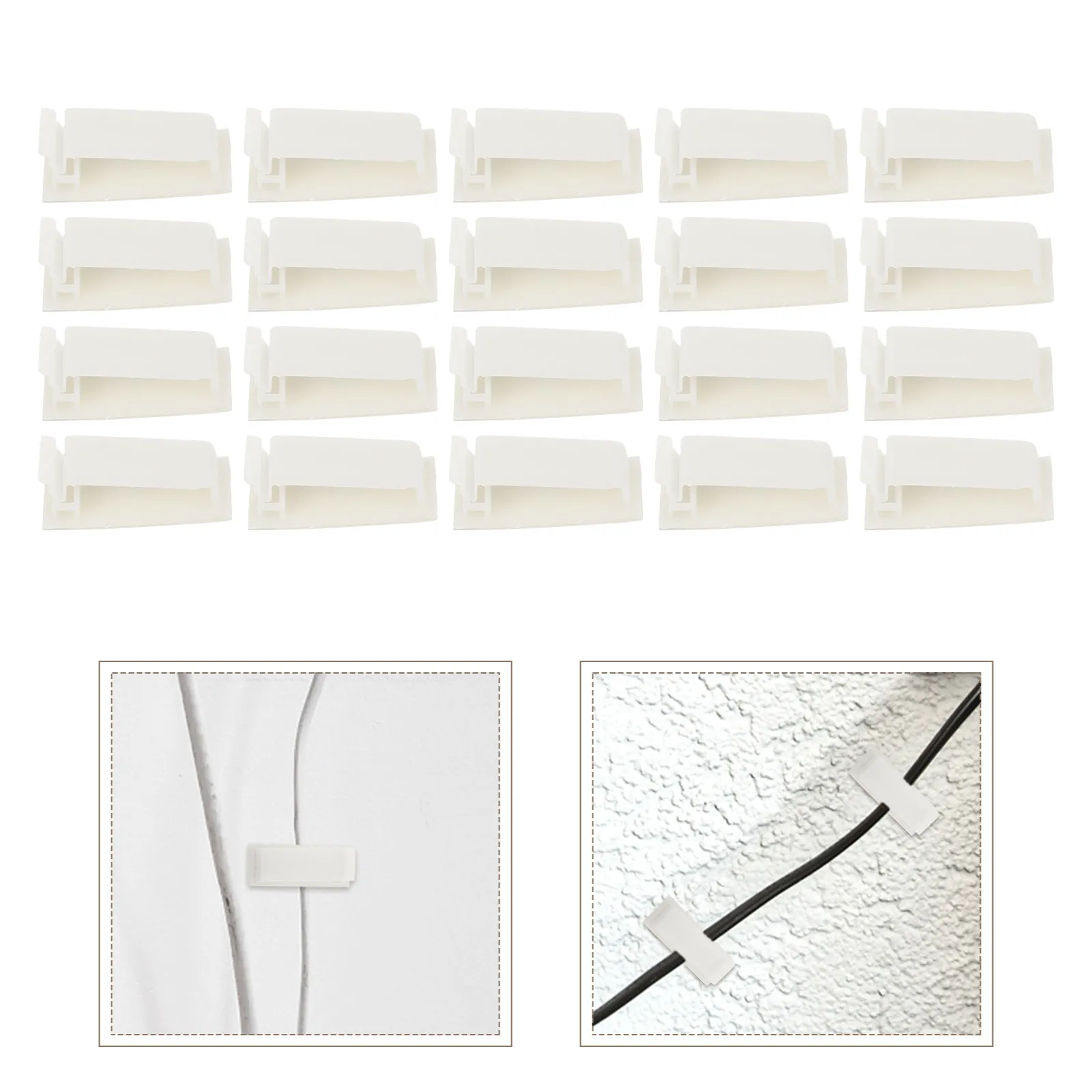 20Pcs Cable Storage Holder Cord Keepers for Cables Exquisite Workmanship Practical Keyboard Mouse Data Cables Cord Keeper
