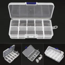 10-36 Compartment Small Plastic PP Box Organiser Storage Clear Box Fit for Household Daily / Cosmetic/Jewelry/Tool Parts/Earring