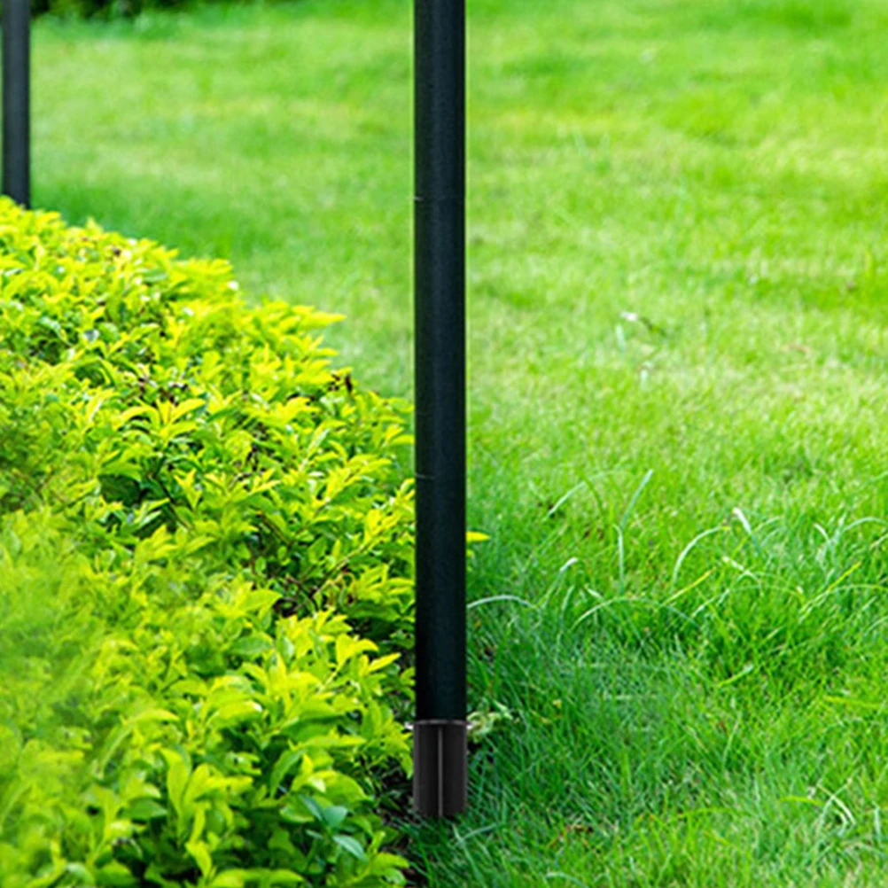 

1 set Solar Light Parts Black Joints Extension Tube Spike Lawn Lamp Accessories Replacement Pole Outdoor ABS Material Weather