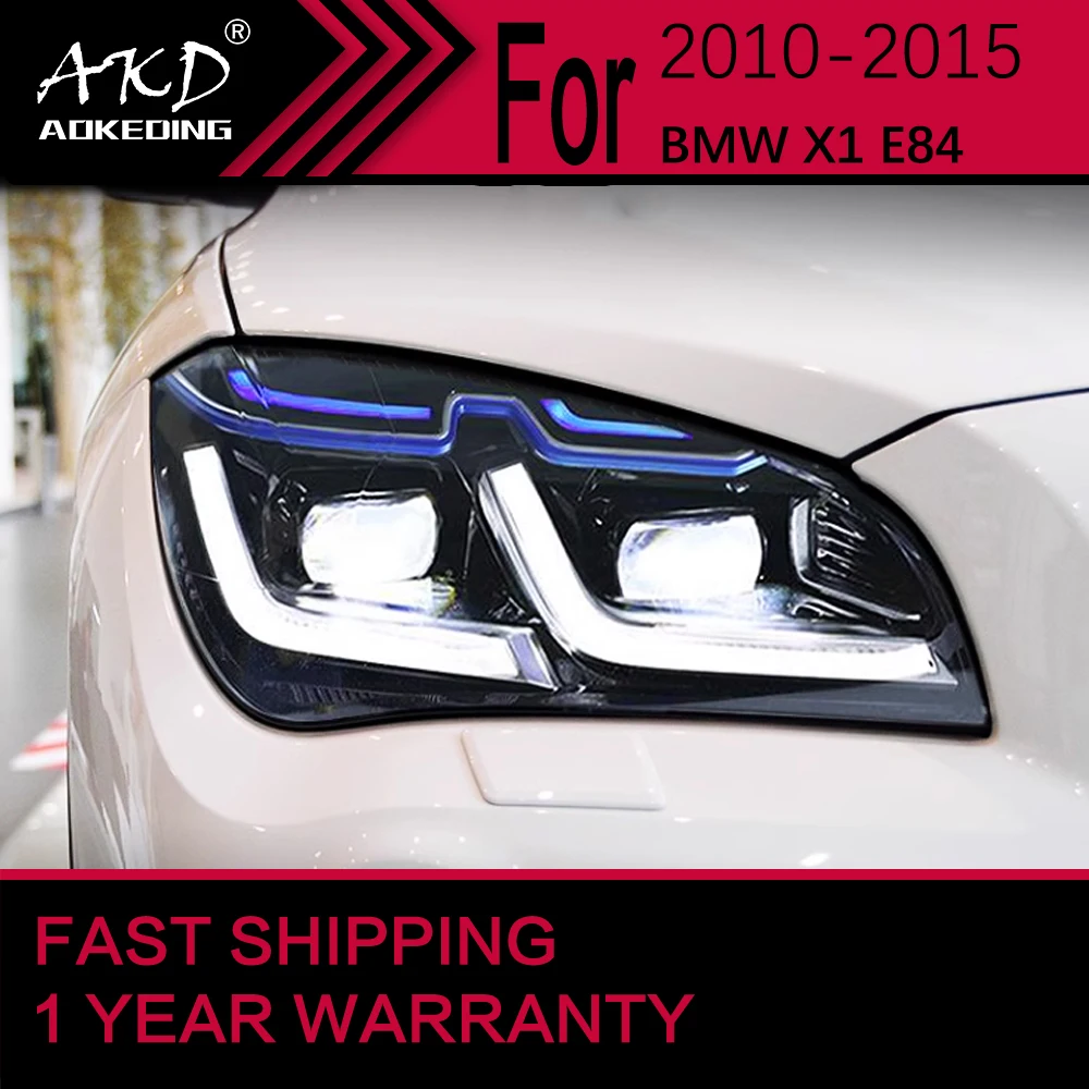 Car Lights for BMW X1 E84 LED Headlight 2010-2015 F49 Head Lamp Drl Projector Lens Automotive Accessories