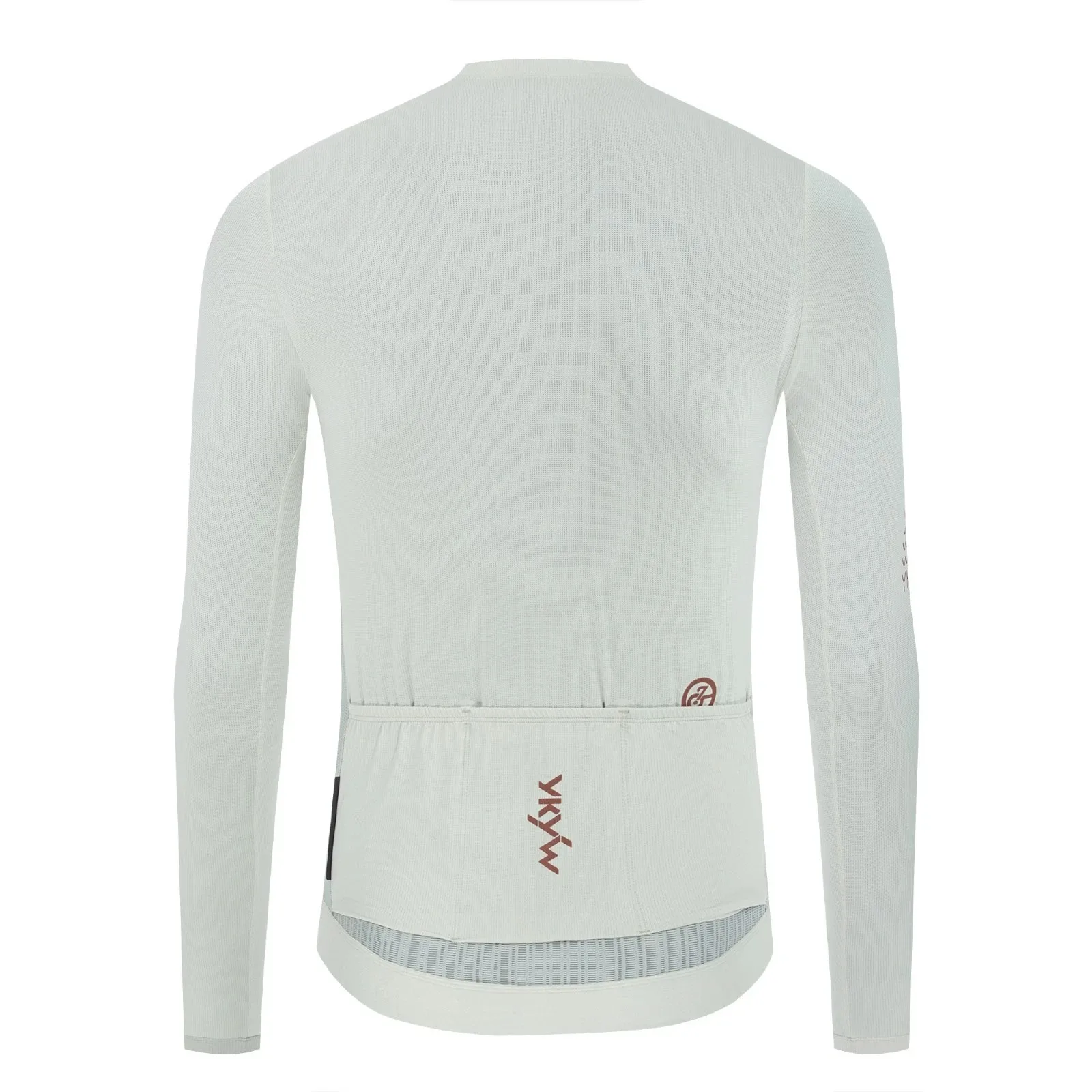 YKYW 2026 Herren Pro V-Ausschnitt Langarm-Radtrikot Rutschfest SPF50+ Schnelltrocknend Atmungsaktiv MTB Rennrad Maillot Fahrradbekleidung – Detail 7