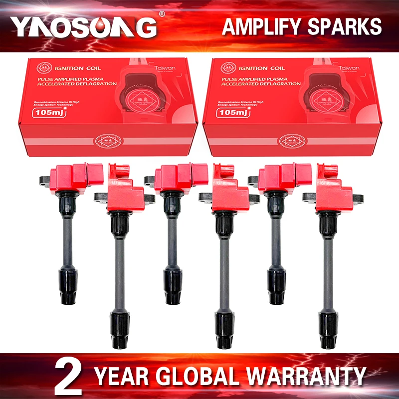 

Катушка зажигания для INFINITI I30 Nissan Cefiro 2000-2003 A32 Y33 Y32 A33 Maxima 1997-2003 QX VQ30DE VQ20DE UF232*3+UF263*3